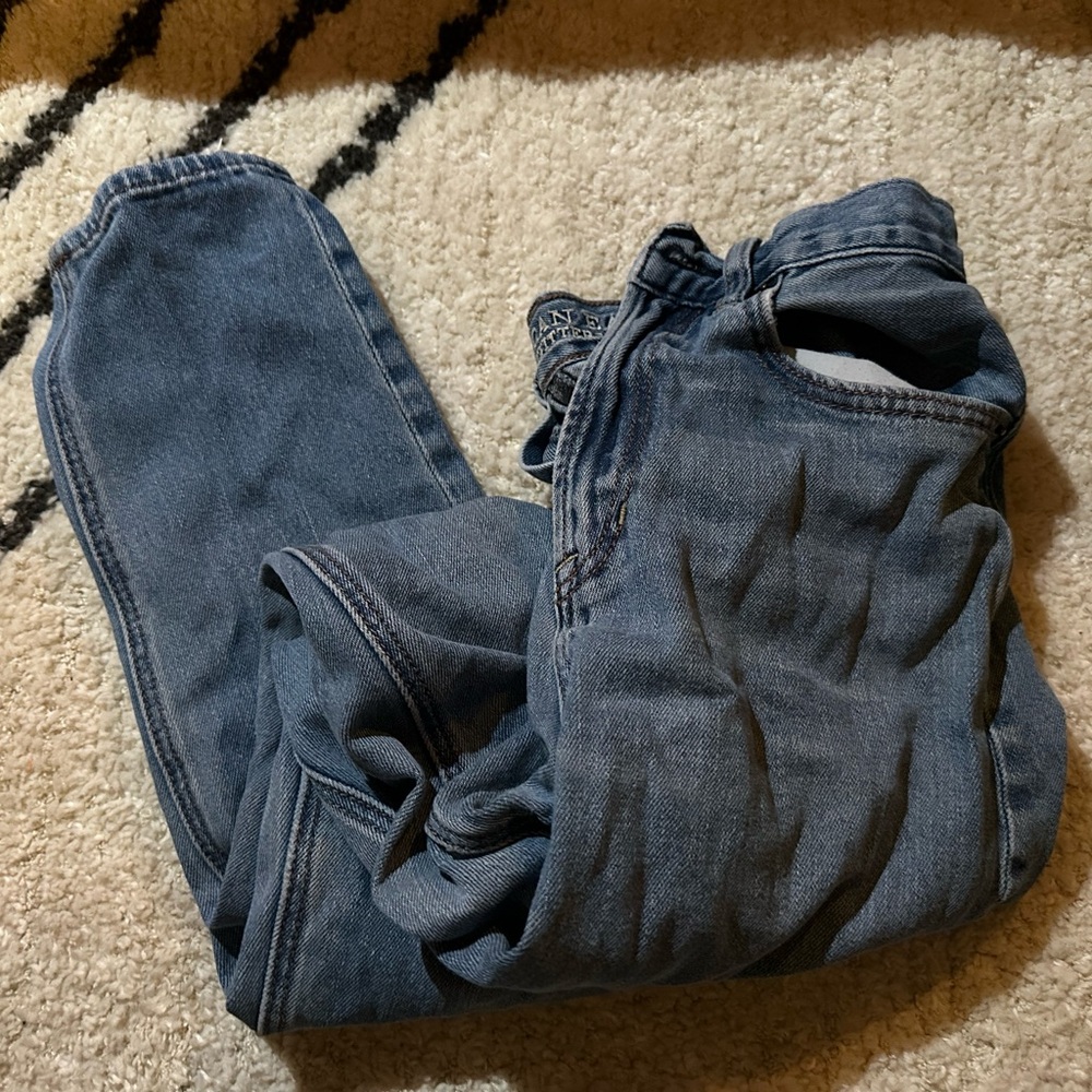 Women's Straight Leg Jeans - Blue